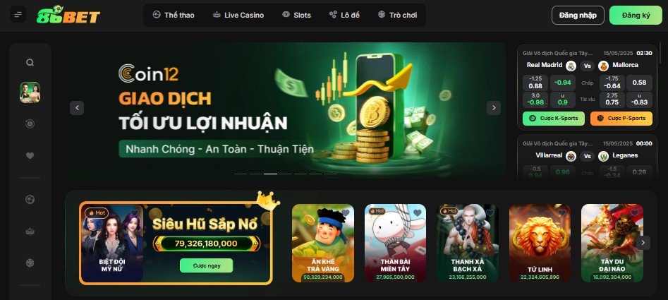 Tổng quan về 86Bet