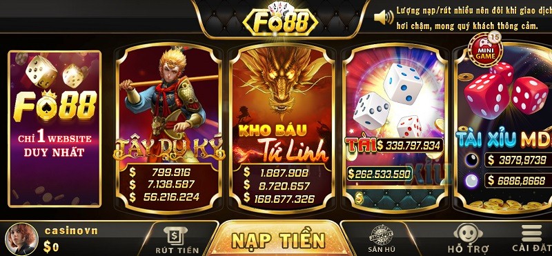 Kho game đa dạng
