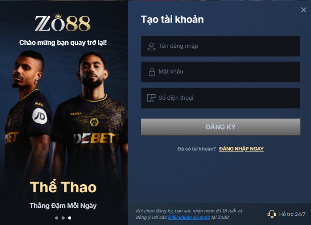 Hướng dẫn đăng ký và tham gia trải nghiệm tại Zo88
