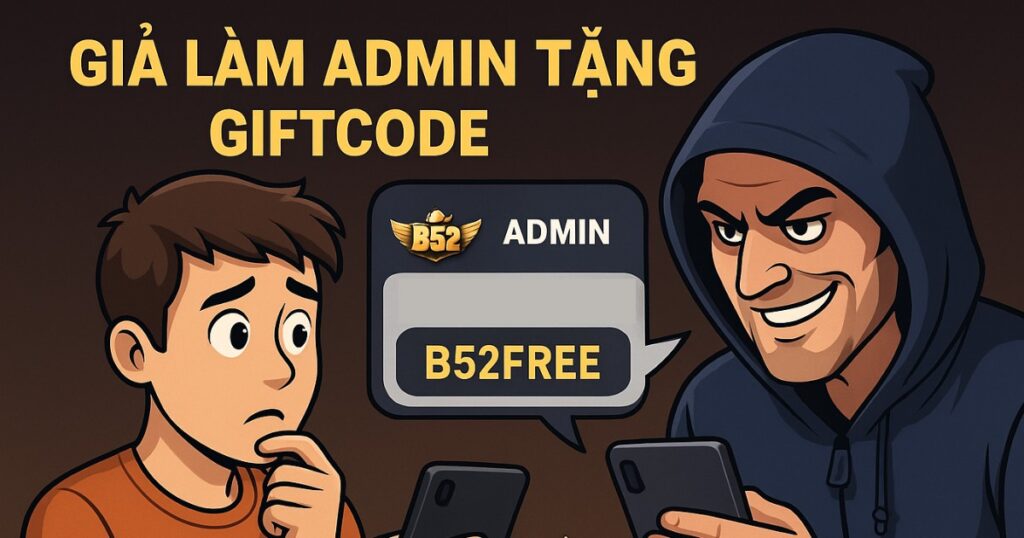 B52 Club nào thật nào giả? Hướng dẫn nhận biết 4 Giả làm admin tặng giftcode